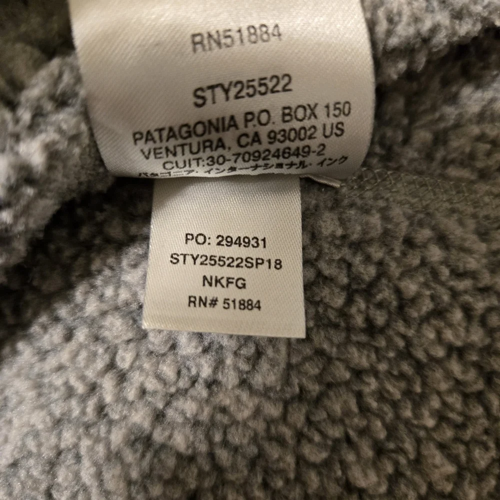 Patagonia Better Sweater 1/4 Zip Pullover Gray Size S